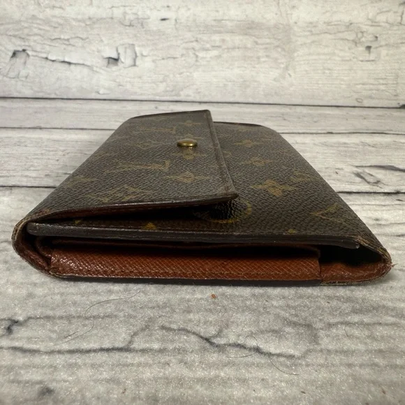 Louis Vuitton Portefeuille Sarah Long Bifold Wallet Monogram Leather Canvas - Picture 6 of 16